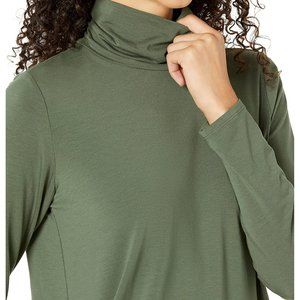 Eileen Fisher Cypress Tencel Scrunch Neck Tunic Size XXS